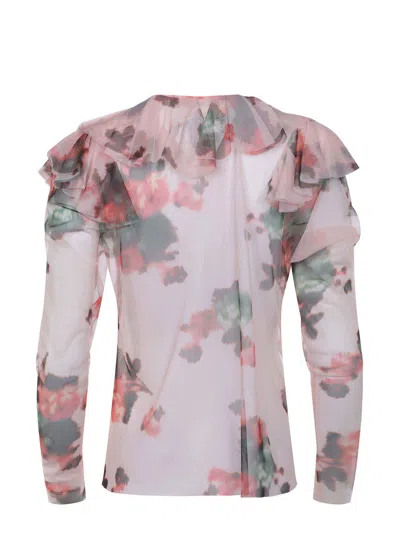 Philosophy By Lorenzo Serafini Blouse Philosophy Made Of Tulle. In Multi