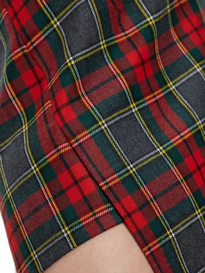 Vivienne Westwood Multicolor Marta-kilt In Red