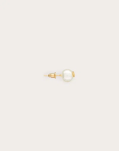 Valentino Vlogo Signature Earrings With Pearls