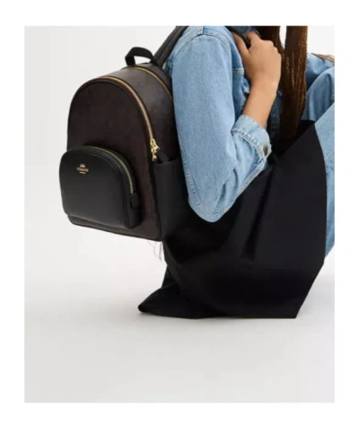 Coach Court Backpack In Signature Canvas