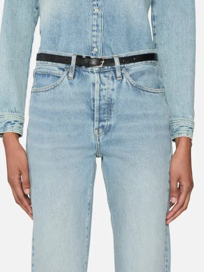 Frame Le Jane Crop High Rise Jeans In Blue