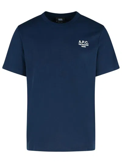 Apc A.p.c. T-shirts And Polos In Blue