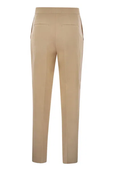 Fabiana Filippi Linen Chino Trousers In Neutral