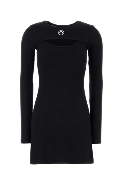 Marine Serre Crescent Moon-embroidered Mini Dress