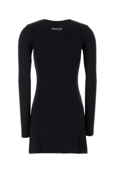 Marine Serre Crescent Moon-embroidered Mini Dress