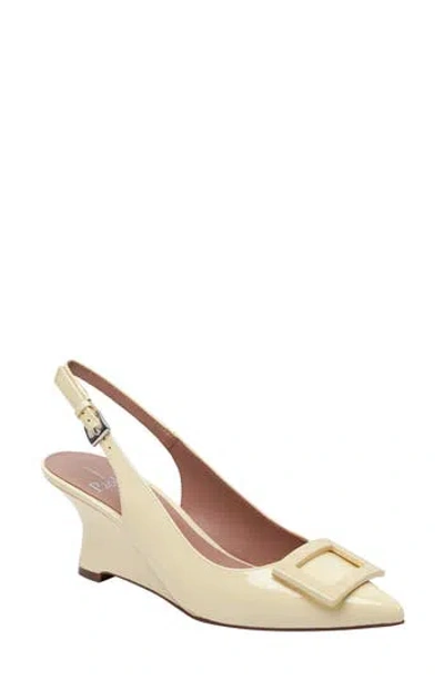 Linea Paolo Vista Slingback Pointed Toe Wedge Pump