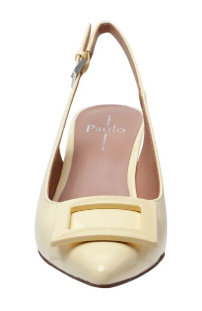 Linea Paolo Vista Slingback Pointed Toe Wedge Pump
