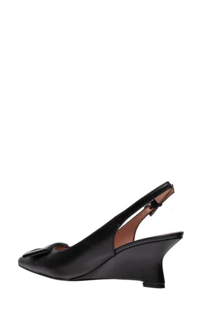 Linea Paolo Vista Slingback Pointed Toe Wedge Pump