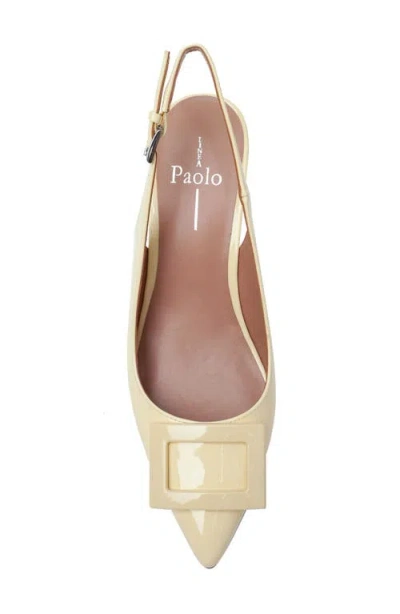 Linea Paolo Vista Slingback Pointed Toe Wedge Pump