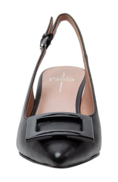Linea Paolo Vista Slingback Pointed Toe Wedge Pump