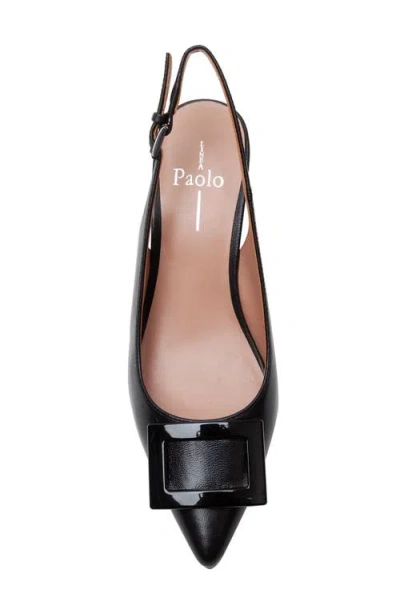 Linea Paolo Vista Slingback Pointed Toe Wedge Pump