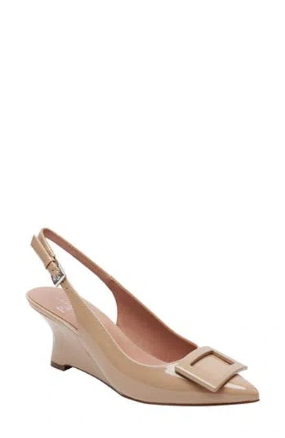 Linea Paolo Vista Slingback Pointed Toe Wedge Pump