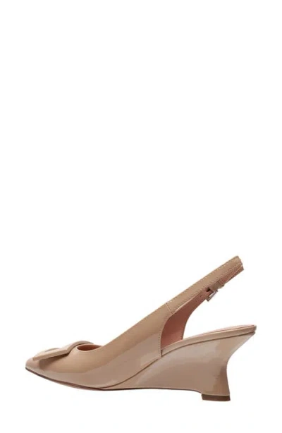 Linea Paolo Vista Slingback Pointed Toe Wedge Pump