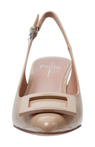 Linea Paolo Vista Slingback Pointed Toe Wedge Pump