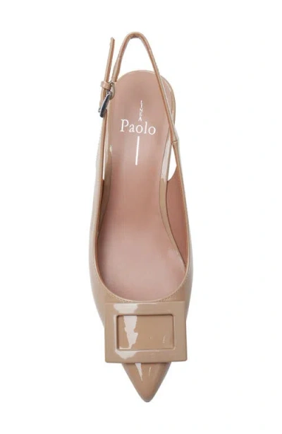 Linea Paolo Vista Slingback Pointed Toe Wedge Pump