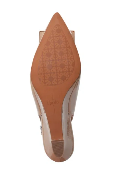 Linea Paolo Vista Slingback Pointed Toe Wedge Pump