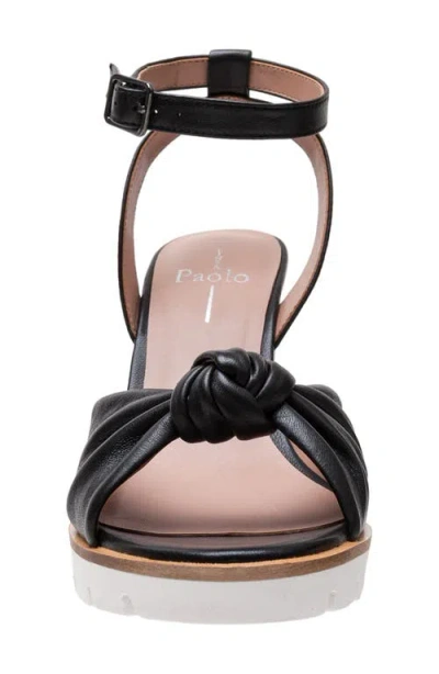 Linea Paolo Eliana Ankle Strap Wedge Sandal