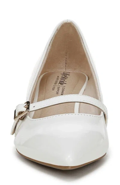 Lifestride Madelyn Mary Jane Pointed Toe Kitten Heel Pump