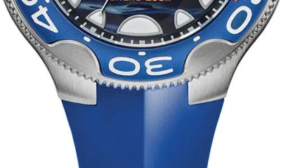Citizen Promaster Dive Faux Leather Strap Watch, 46mm