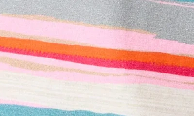 Nzt By Nic+zoe Painted Stripes Cotton & Modal T-shirt