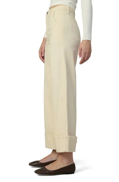 Joe's The Trixie Cuff High Waist Wide Leg Trouser Jeans