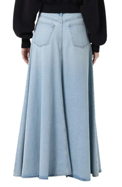 Agolde Odin Denim A-line Maxi Skirt