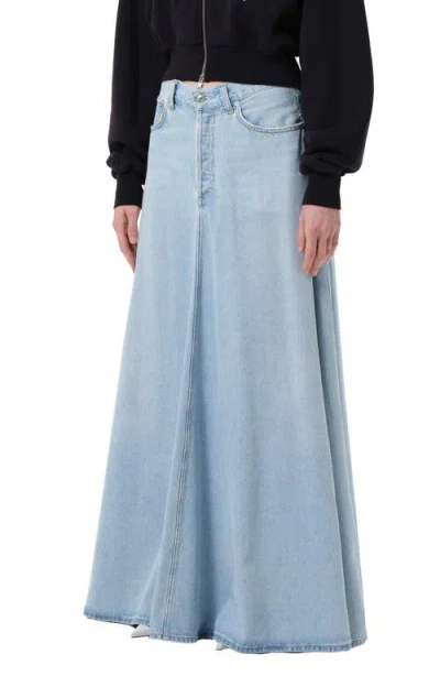 Agolde Odin Denim A-line Maxi Skirt