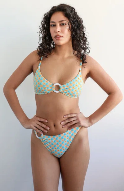 Dippin Daisys Solar Triangle Bikini Top In Multi
