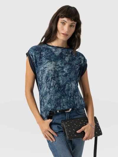 Saint + Sofia Turn Up Contrast Tee