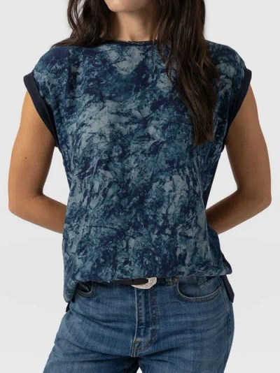 Saint + Sofia Turn Up Contrast Tee