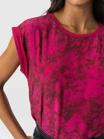 Saint + Sofia Turn Up Contrast Tee