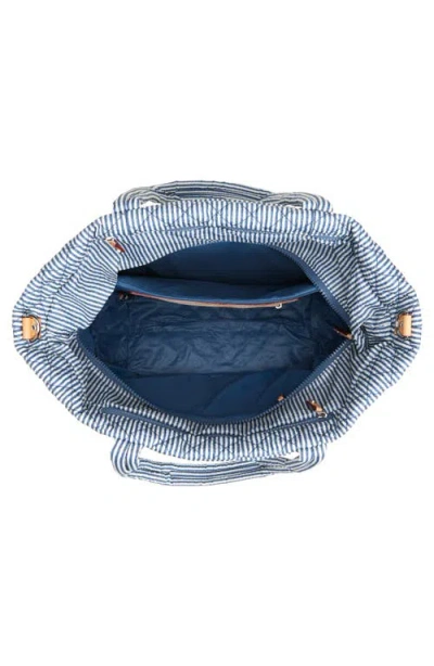 Mz Wallace Large Empire Quilted Seersucker Tote