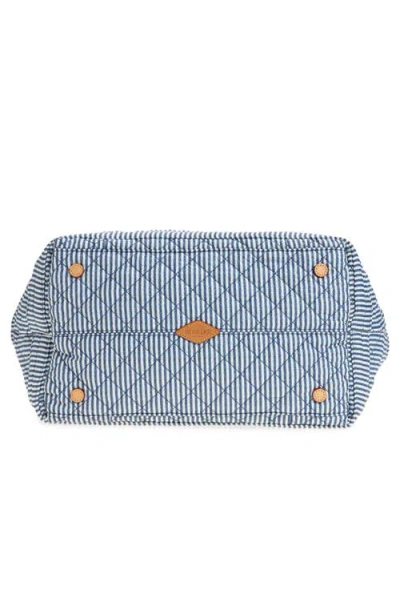 Mz Wallace Large Empire Quilted Seersucker Tote