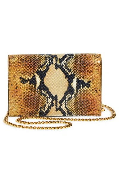Alexander Mcqueen Mcqueen Small Skull Python Print Leather Shoulder Bag