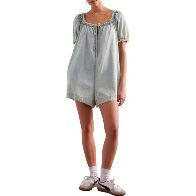 Free People Daisy Denim Babydoll Romper