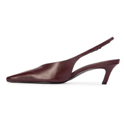 Black Suede Studio Lou 50 Slingback Pump