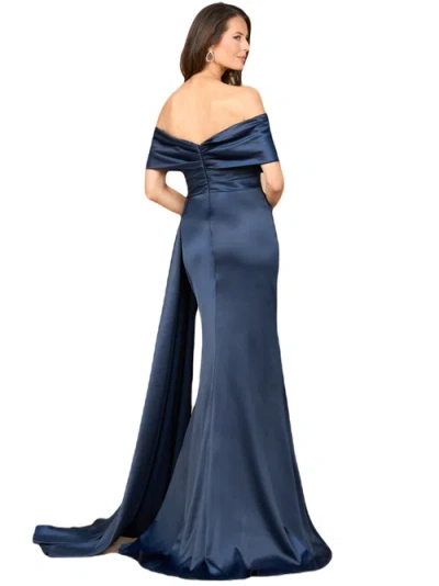 Lara New York Off Shoulder Satin Dress
