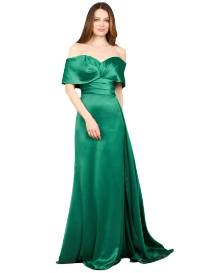 Lara New York Off Shoulder Satin Dress