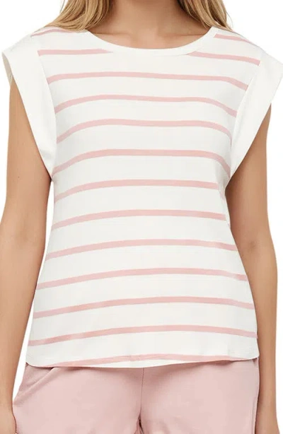 Three Dots Constance Top In Multi