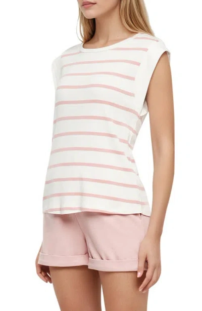 Three Dots Constance Top In Multi