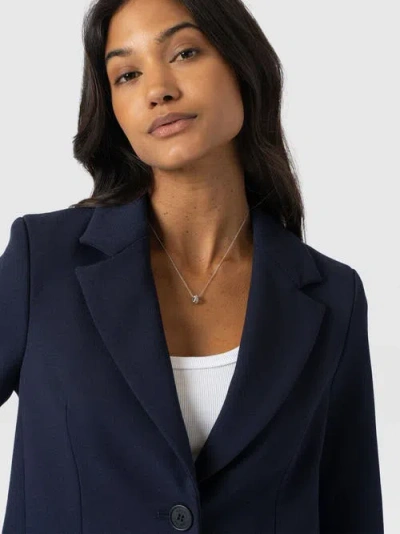 Saint + Sofia Astrid Cropped Blazer