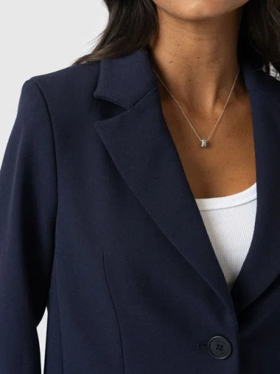 Saint + Sofia Astrid Cropped Blazer
