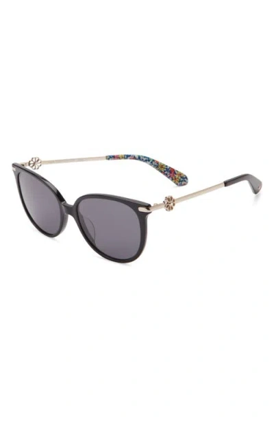 Kate Spade New York Kristinags 54mm Cat Eye Sunglasses In Black