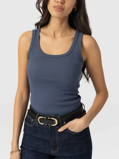 Saint + Sofia Asher Scoop Neck Vest