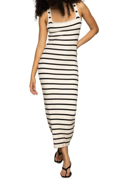 Sanctuary Starlit Stripe Rib Dress In Multi