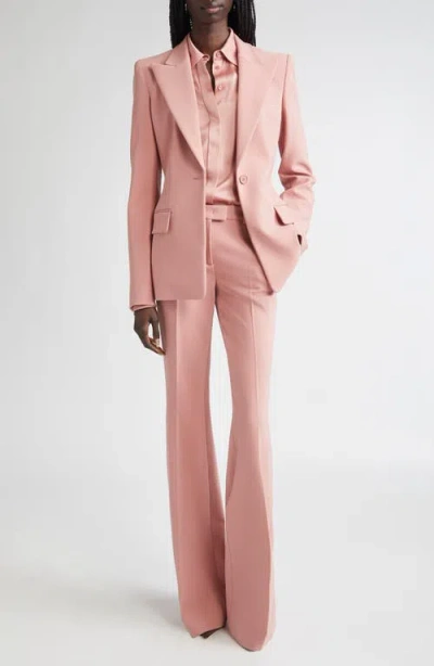 Michael Kors Collection Haylee Stretch Virgin Wool Blend Flare Leg Pants