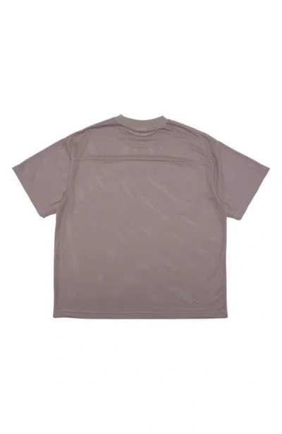 Students Bases Covered Oversize Logo Graphic Mesh T-shirt