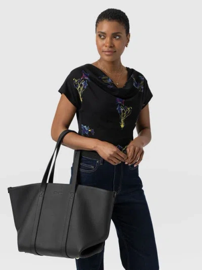 Saint + Sofia Cowl Neck Tee