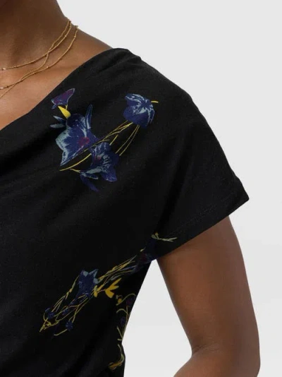 Saint + Sofia Cowl Neck Tee