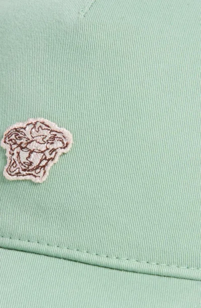 Versace Medusa Embroidered Cotton Drill Adjustable Baseball Cap